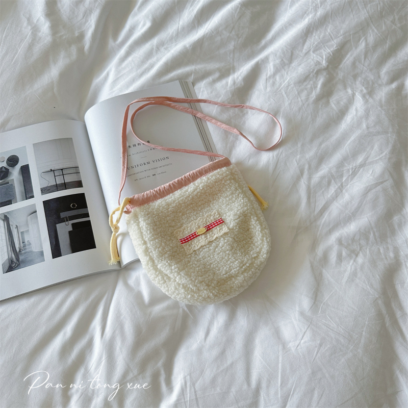 Детска чанта за през кръст с връзка и монетник, геометричен модел, плат, Penny's Childhood Education, есен 2025