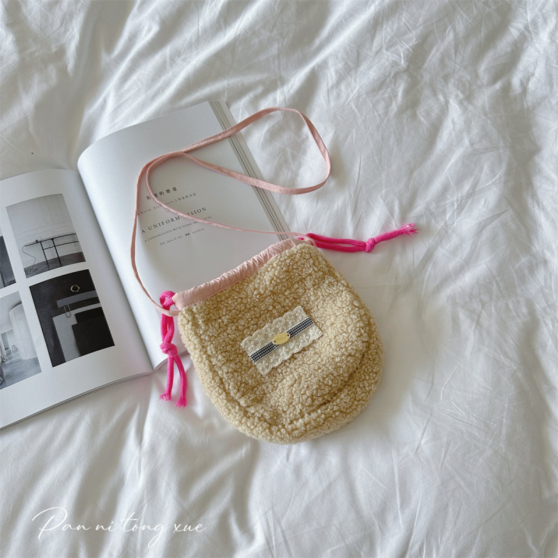 Детска чанта за през кръст с връзка и монетник, геометричен модел, плат, Penny's Childhood Education, есен 2025