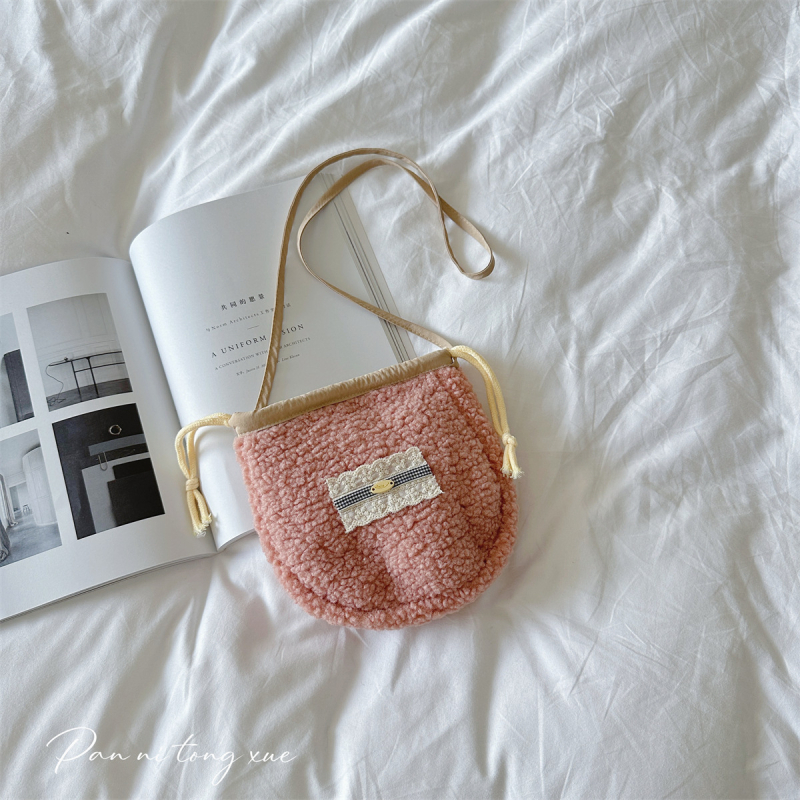 Детска чанта за през кръст с връзка и монетник, геометричен модел, плат, Penny's Childhood Education, есен 2025