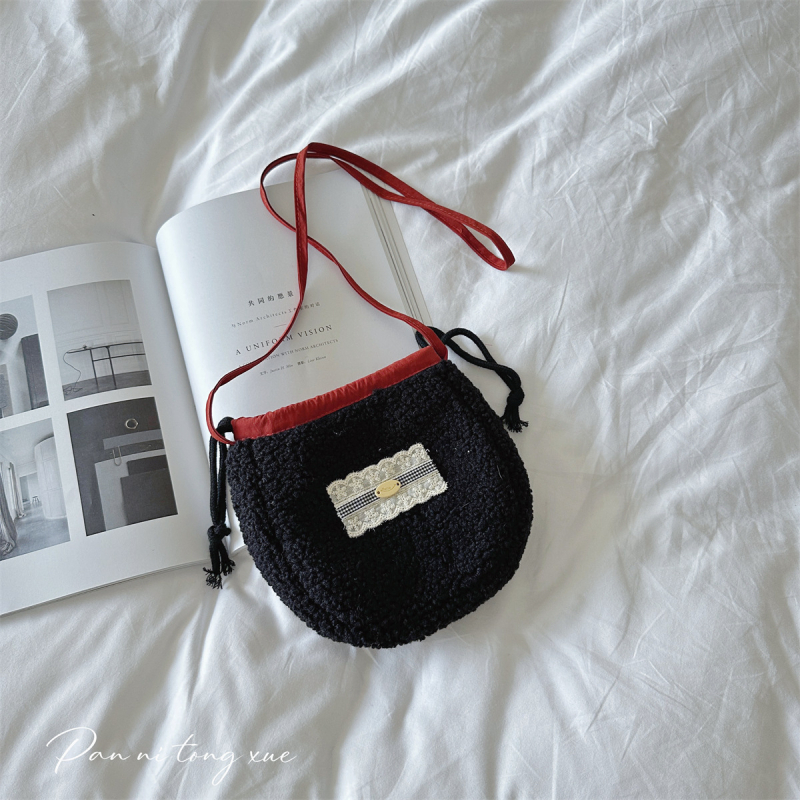 Детска чанта за през кръст с връзка и монетник, геометричен модел, плат, Penny's Childhood Education, есен 2025