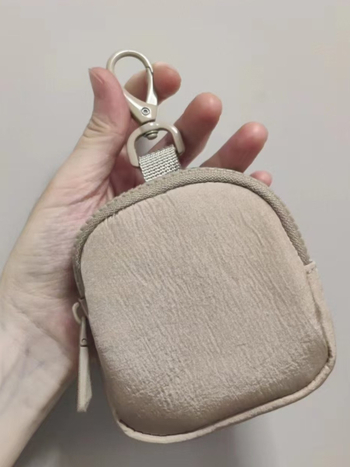 Najlonska novčanik za kovanice s džepom za kartice i ključevima, vješalna torbica, unisex, poliester podstava