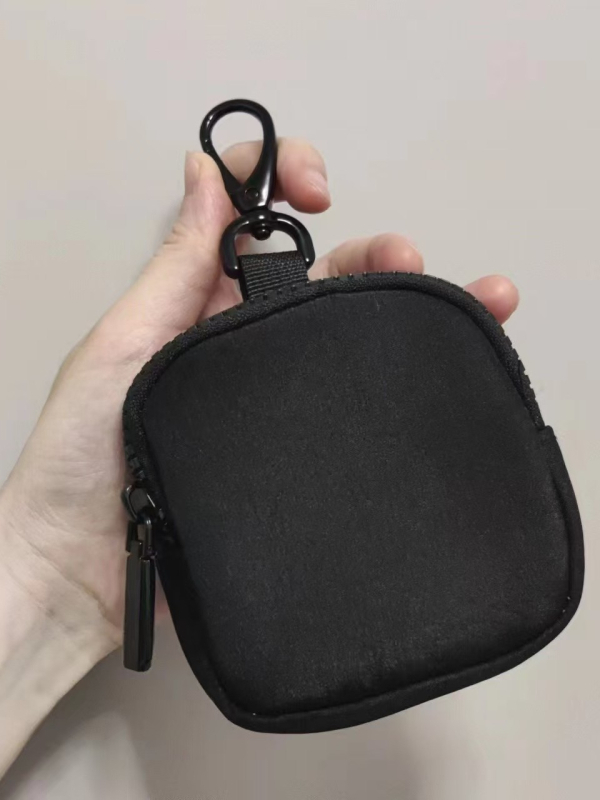 Najlonska novčanik za kovanice s džepom za kartice i ključevima, vješalna torbica, unisex, poliester podstava
