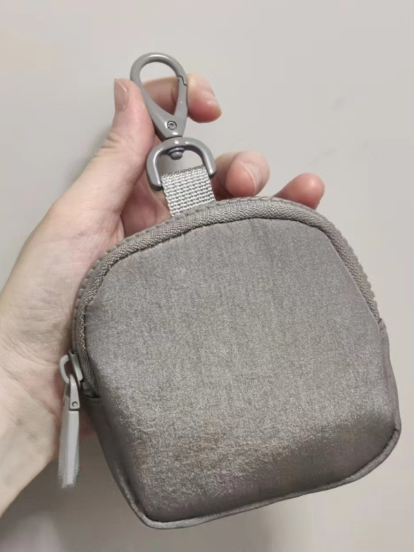 Najlonska novčanik za kovanice s džepom za kartice i ključevima, vješalna torbica, unisex, poliester podstava