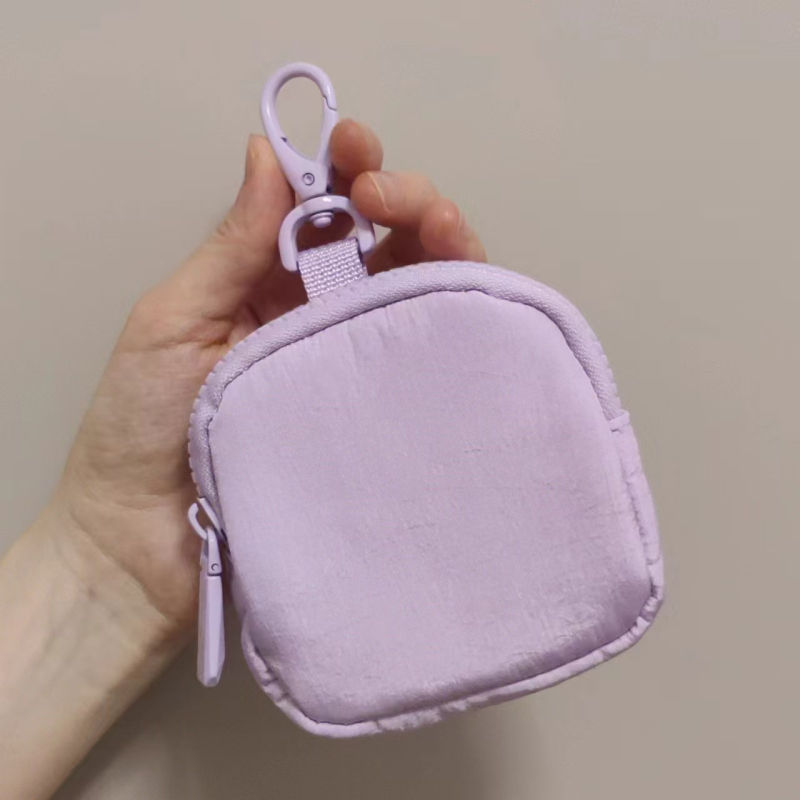 Najlonska novčanik za kovanice s džepom za kartice i ključevima, vješalna torbica, unisex, poliester podstava