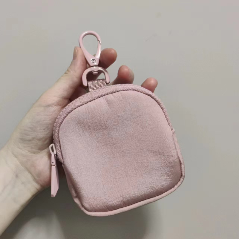 Najlonska novčanik za kovanice s džepom za kartice i ključevima, vješalna torbica, unisex, poliester podstava