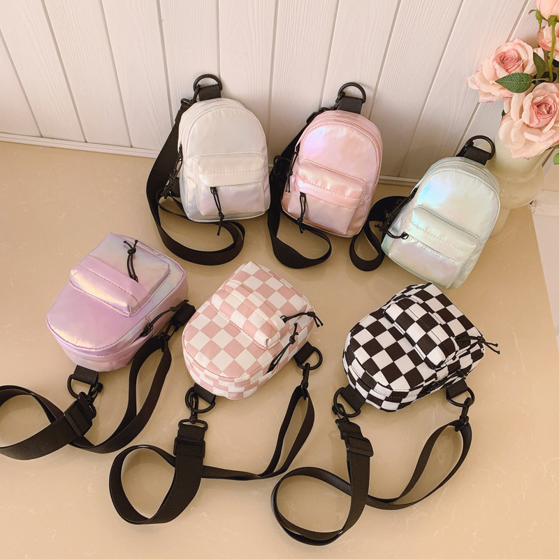 2026 nova trendi mini crossbody torba za djecu, lagana i moderna s kariranim uzorkom