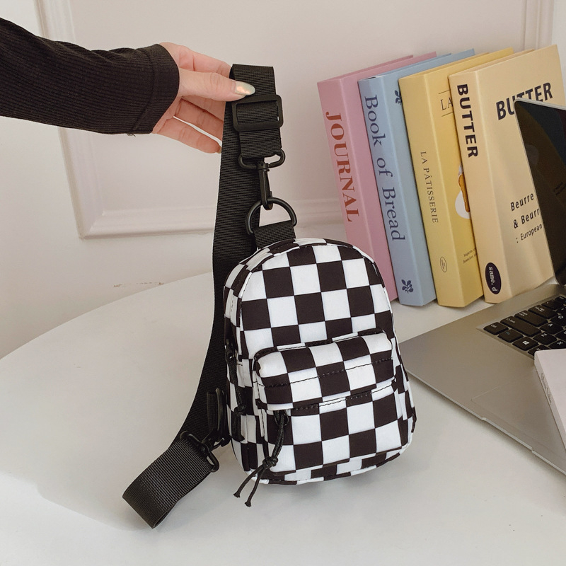 2026 nova trendi mini crossbody torba za djecu, lagana i moderna s kariranim uzorkom