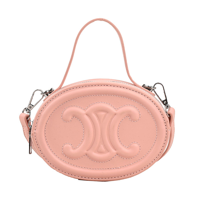 Ženska Arc de Triomphe pig nose okrugla torba, PU koža, sintetička podstava, jednobojni dizajn