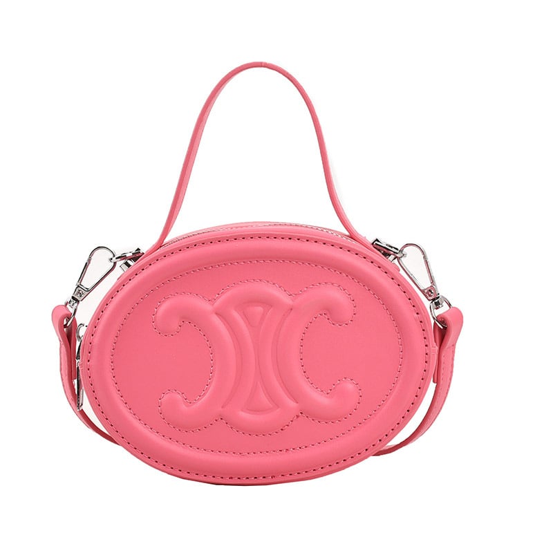 Ženska Arc de Triomphe pig nose okrugla torba, PU koža, sintetička podstava, jednobojni dizajn