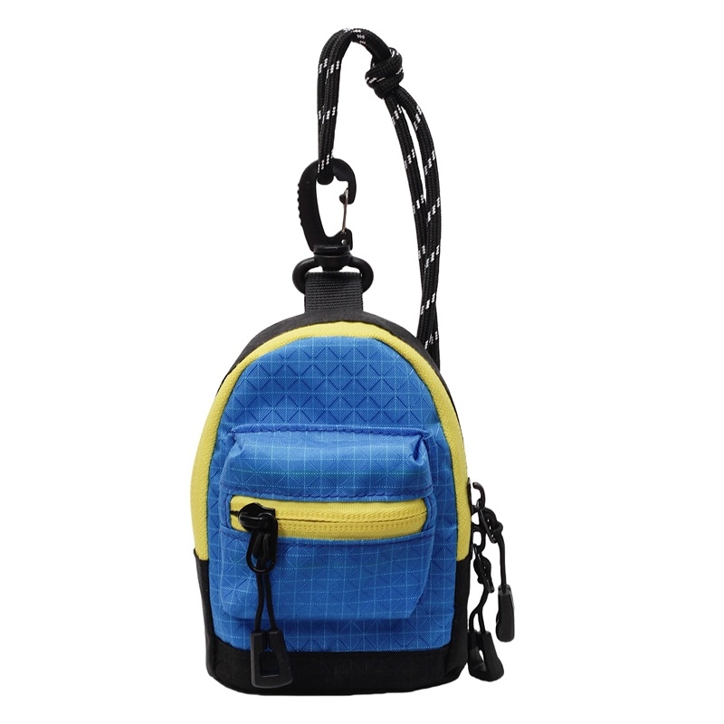 Gyerekeknek szóló uniszex vászon geometriai mintás nyakba akasztható táska, óvoda, 2025 nyár