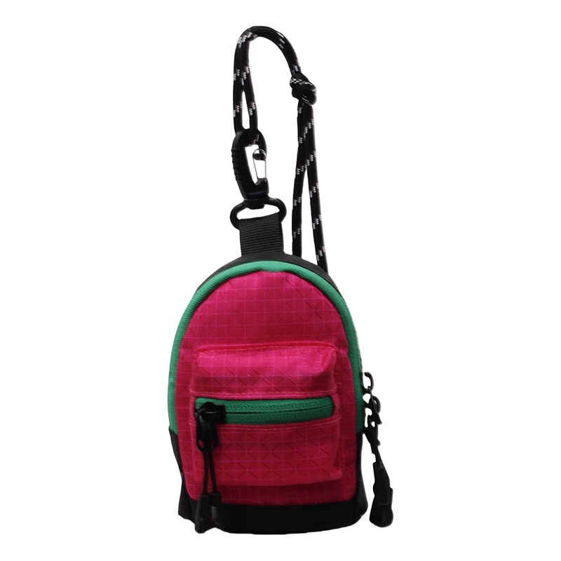 Gyerekeknek szóló uniszex vászon geometriai mintás nyakba akasztható táska, óvoda, 2025 nyár