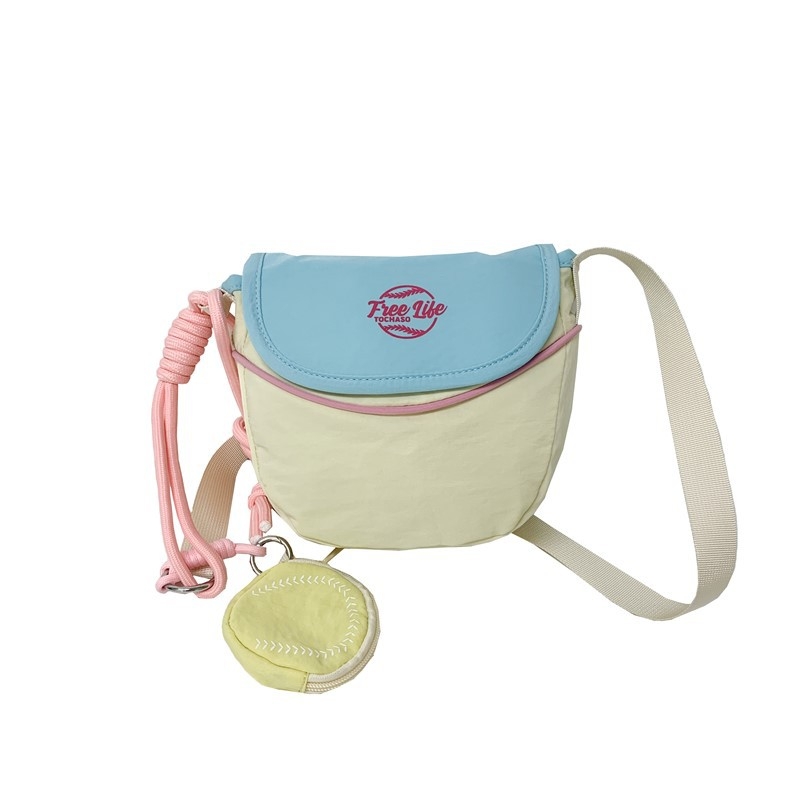 Dječja crossbody torba za vrtić – unisex, proljeće 2025, ulični stil, svakodnevna upotreba; složen materijal, smanjuje opterećenje i podržava kralježnicu.