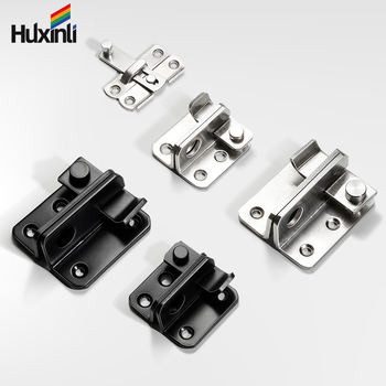 Încuietoare/hasp din oțel inoxidabil, fără găuri, pentru uși din stânga și dreapta, model BXGZYMK, design modern minimalist