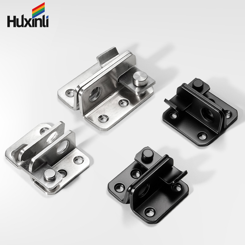 Încuietoare/hasp din oțel inoxidabil, fără găuri, pentru uși din stânga și dreapta, model BXGZYMK, design modern minimalist