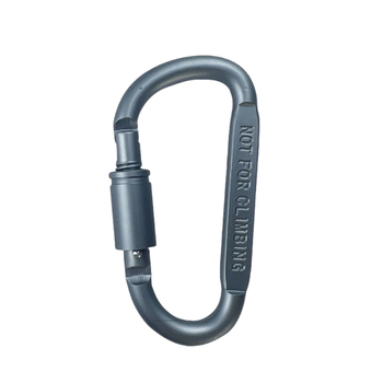 D-tip karabiner od nehrđajućeg čelika za vanjsku sigurnost, kampiranje i penjanje, brzi hvataljka