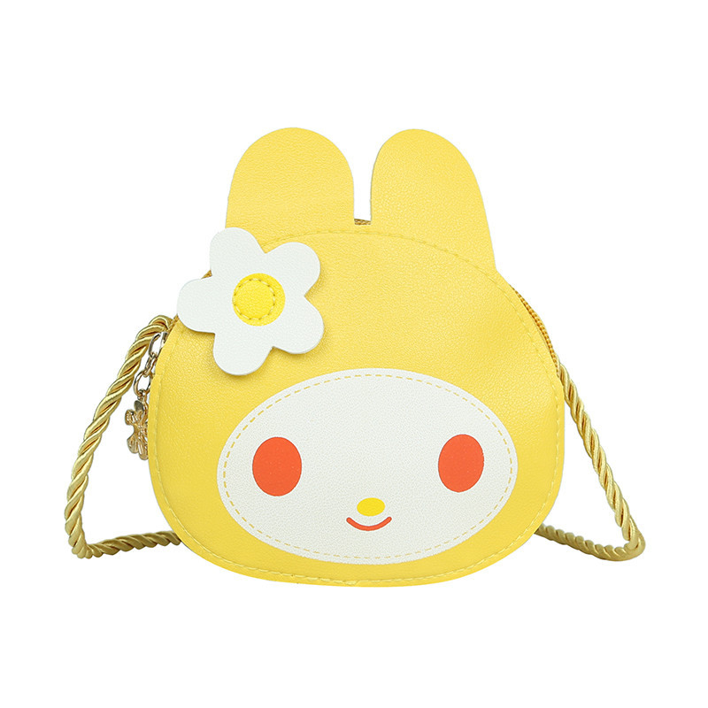 Dječja PU kožna crossbody torbica s motivom zeca, crtani lik, dimenzije 13×11×5 cm