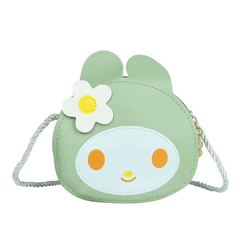 Dječja PU kožna crossbody torbica s motivom zeca, crtani lik, dimenzije 13×11×5 cm