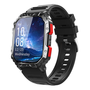 Pametni sat F407 s mjerenjem otkucaja srca, Bluetooth pozivima, brojanje koraka, 2,1-inčni TFT zaslon, silikonska narukvica