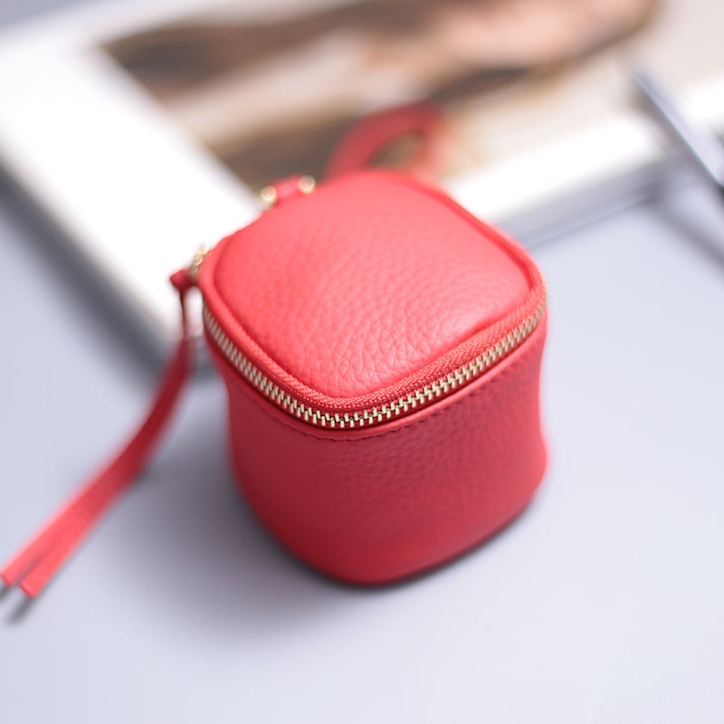 PU кожен монетник, урбанистичен стил, водоустойчив, износоустойчив, подплатен полиестер