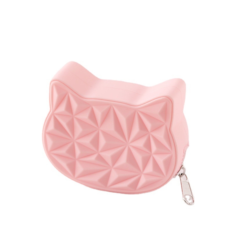 Silikonska torbica za kovance, 1 preklop, bez podstave, jednobojna, unisex