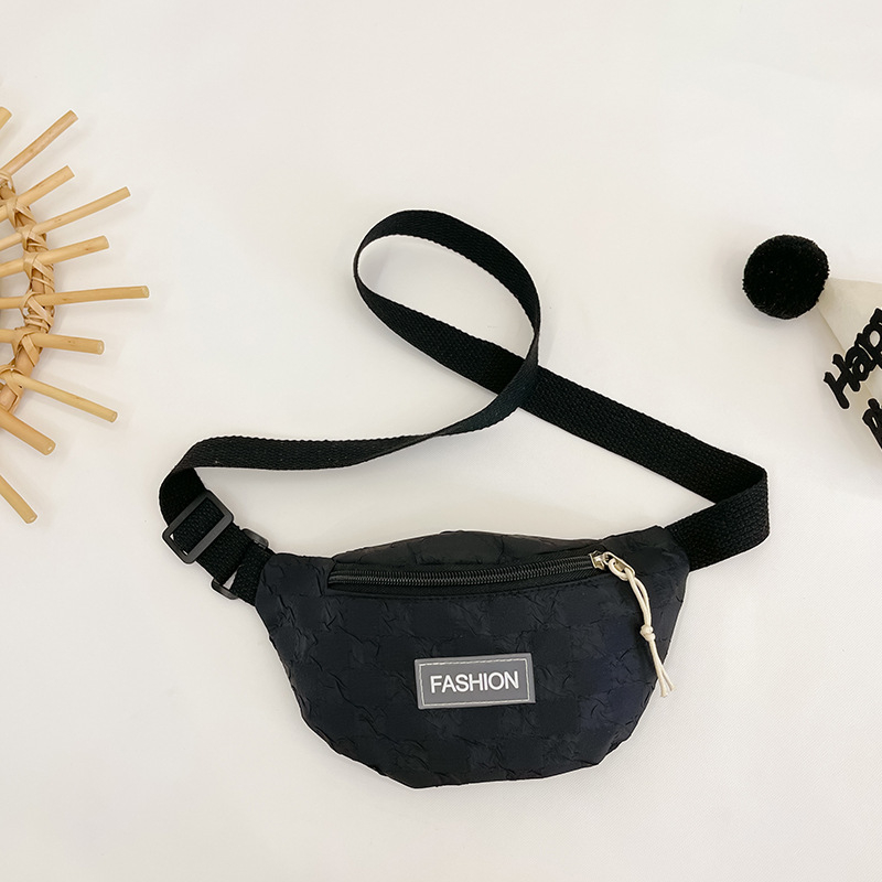 Dječja crossbody torba u korejskom stilu s checkerboard uzorkom — platno, kapacitet 1 L, zaštita od krađe, otporna na habanje