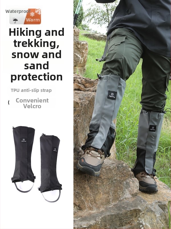 Navlake za cipele za snijeg na otvorenom — Taslan tkanina, vodootporne, prozračne, zaštita od pijeska, TPU remenice