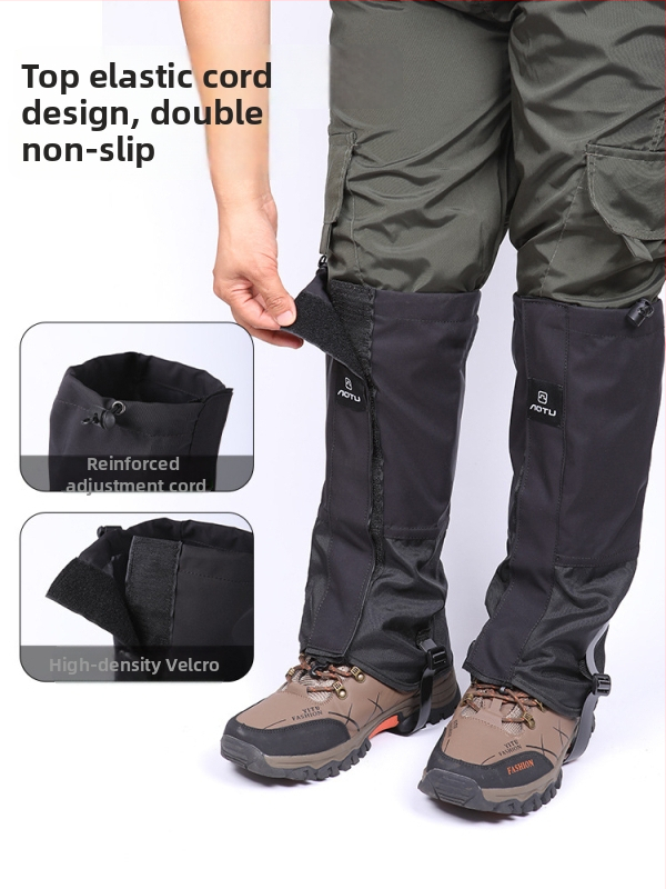 Navlake za cipele za snijeg na otvorenom — Taslan tkanina, vodootporne, prozračne, zaštita od pijeska, TPU remenice