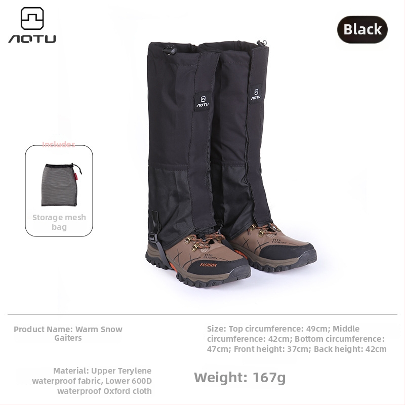 Navlake za cipele za snijeg na otvorenom — Taslan tkanina, vodootporne, prozračne, zaštita od pijeska, TPU remenice