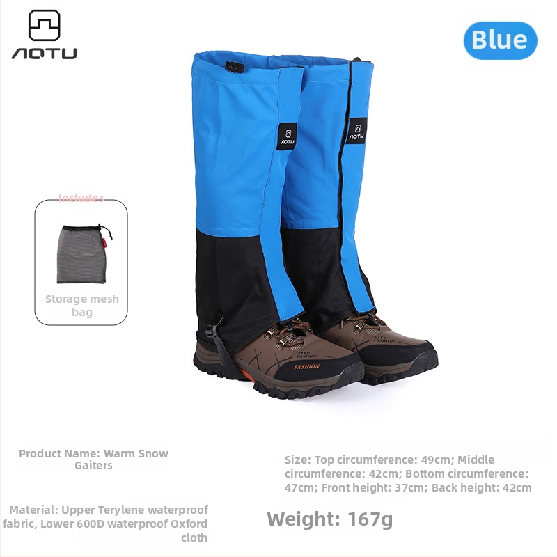 Navlake za cipele za snijeg na otvorenom — Taslan tkanina, vodootporne, prozračne, zaštita od pijeska, TPU remenice