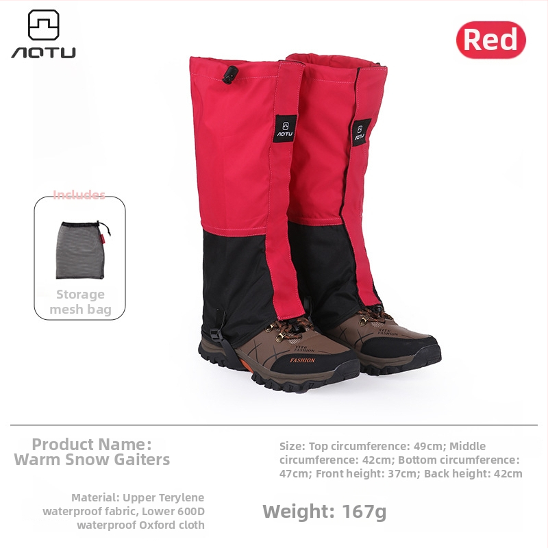 Navlake za cipele za snijeg na otvorenom — Taslan tkanina, vodootporne, prozračne, zaštita od pijeska, TPU remenice