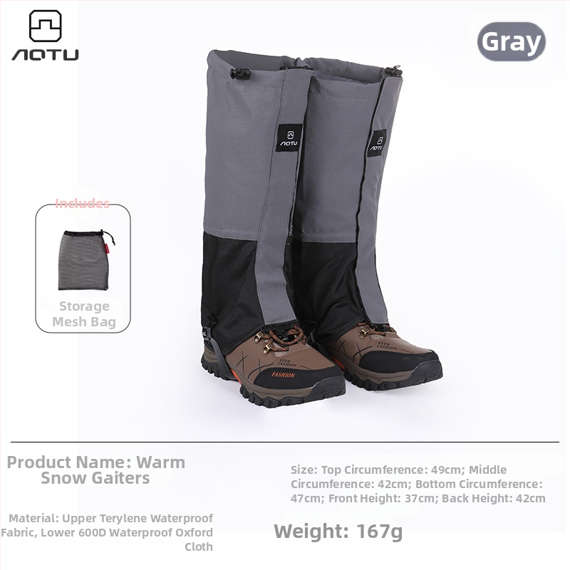 Navlake za cipele za snijeg na otvorenom — Taslan tkanina, vodootporne, prozračne, zaštita od pijeska, TPU remenice