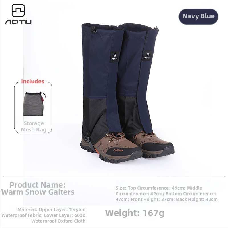 Navlake za cipele za snijeg na otvorenom — Taslan tkanina, vodootporne, prozračne, zaštita od pijeska, TPU remenice