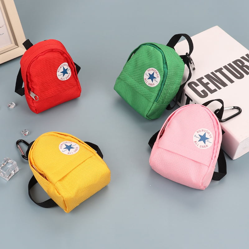 Platneni novčanik s džepom za kartice, mini skladišna torba, oblik ruksaka, ulični stil