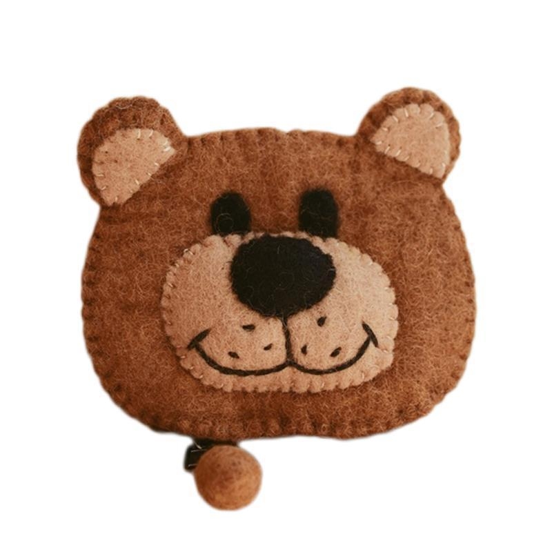 Bear Mini novčanik za novac, PU materijal, korejski stil, prostor za ruž i slušalice, kućna uporaba
