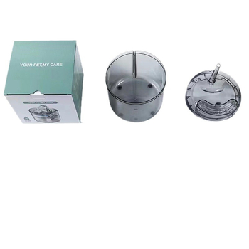 Фонтан за вода за домашни любимци XP-009, разглобяем, тих циркулационен поток с автоматично филтриране, тегло 580 г, подходящ за котки и кучета.