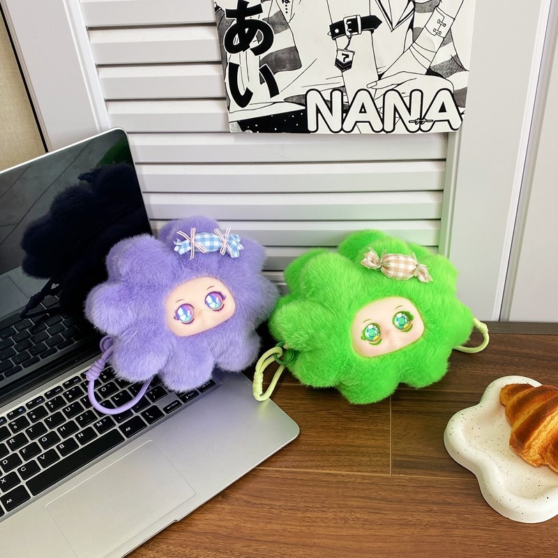 Uniszex plüss gyerek táska – napraforgó mintás, hátizsák apró pénztárcával, nylon bélés, általános iskolás korosztálynak, őszi 2025