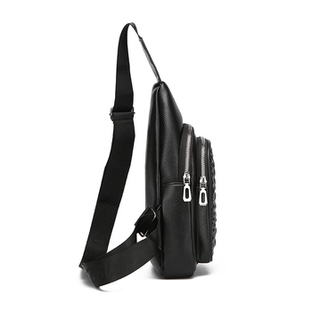 Muška PU crossbody torba, prozračna, vodootporna, ultra lagana, stane 8-inčni laptop
