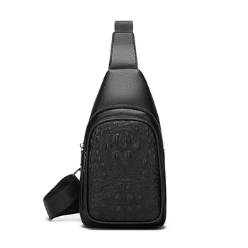Muška PU crossbody torba, prozračna, vodootporna, ultra lagana, stane 8-inčni laptop