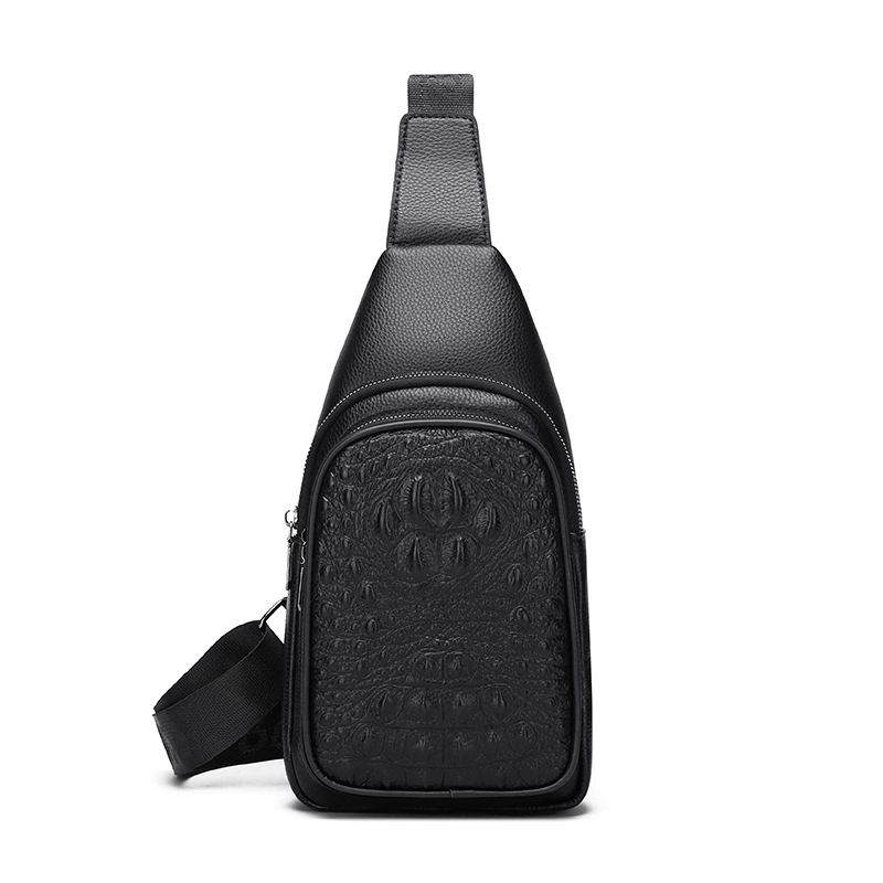 Muška PU crossbody torba, prozračna, vodootporna, ultra lagana, stane 8-inčni laptop