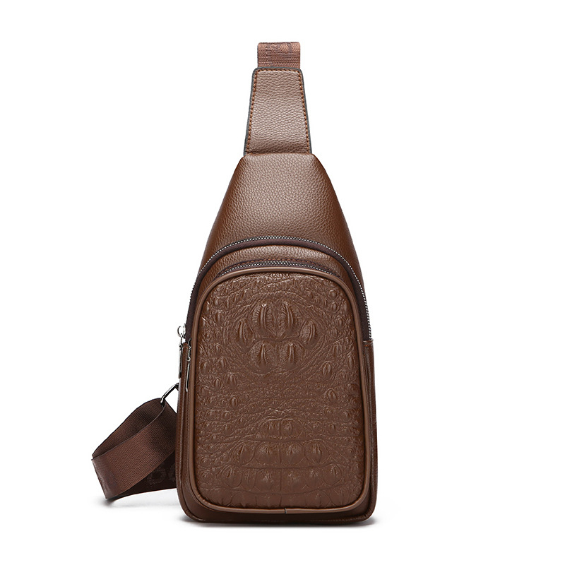 Muška PU crossbody torba, prozračna, vodootporna, ultra lagana, stane 8-inčni laptop