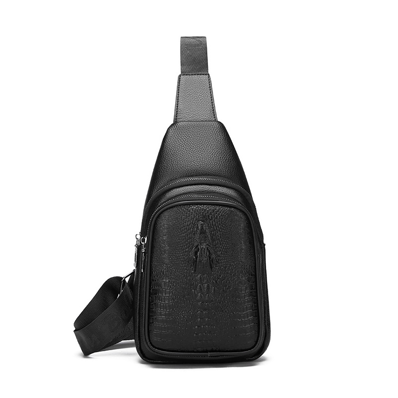 Muška PU crossbody torba, prozračna, vodootporna, ultra lagana, stane 8-inčni laptop