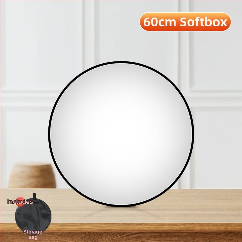 Портативен сгъваем панел за мека светлина за фотография — магнезиева сплав, дифузионен панел, студийна скоба