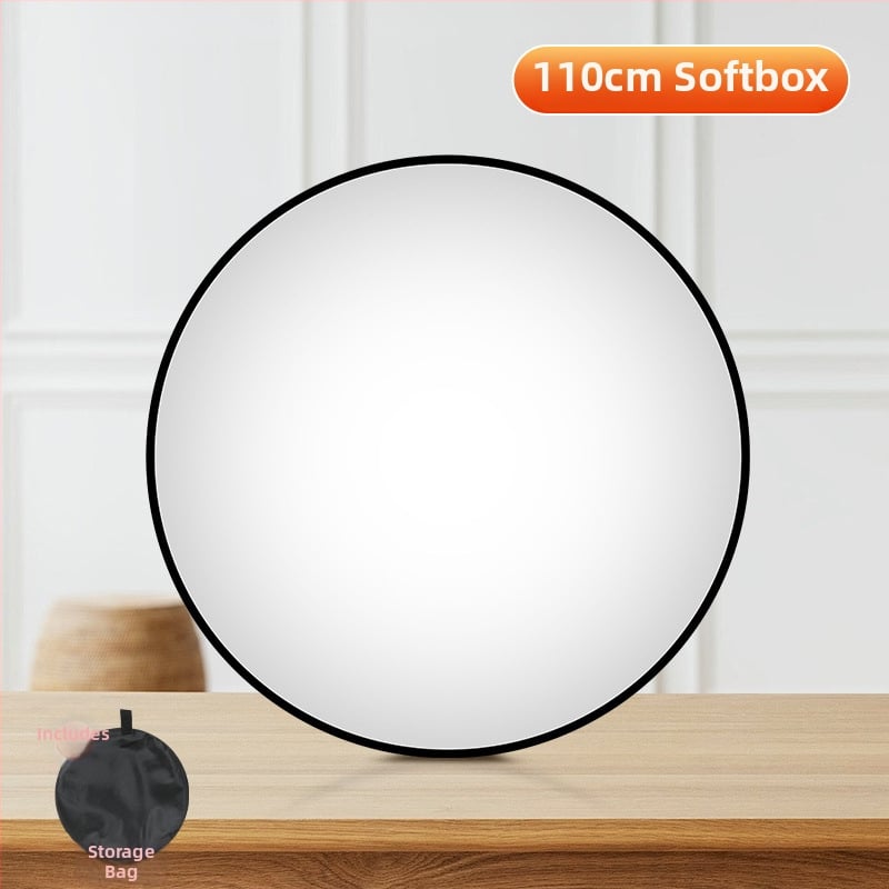 Портативен сгъваем панел за мека светлина за фотография — магнезиева сплав, дифузионен панел, студийна скоба