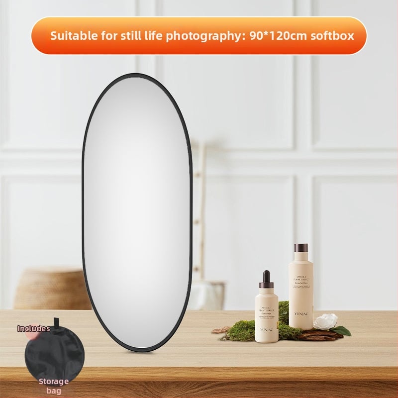 Портативен сгъваем панел за мека светлина за фотография — магнезиева сплав, дифузионен панел, студийна скоба
