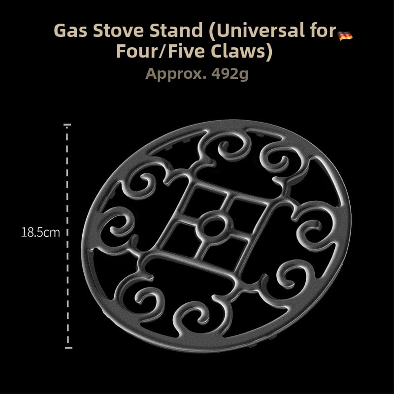 Чугунено защитно покритие за газова котлонна плоча, модел Cast iron windshield, независим монтаж, уплътнителна шайба, тегло 1 кг