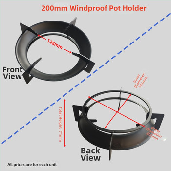 Държач за тенджери за газова печка - нехлъзгаща се поставка, аксесоар за държане на съдове, модел: Gas stove pot holder