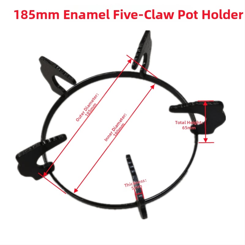 Държач за тенджери за газова печка - нехлъзгаща се поставка, аксесоар за държане на съдове, модел: Gas stove pot holder