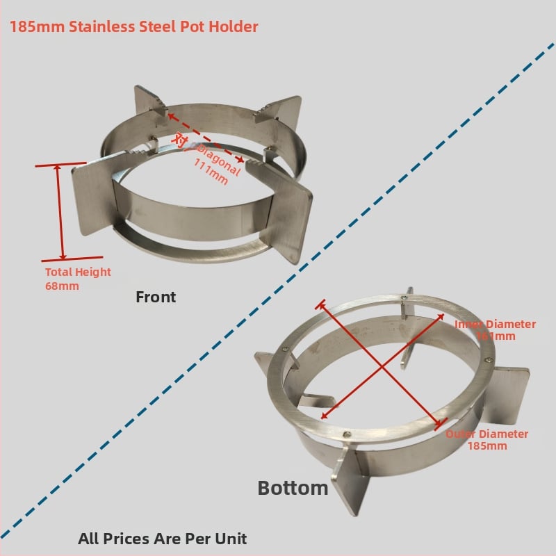 Държач за тенджери за газова печка - нехлъзгаща се поставка, аксесоар за държане на съдове, модел: Gas stove pot holder