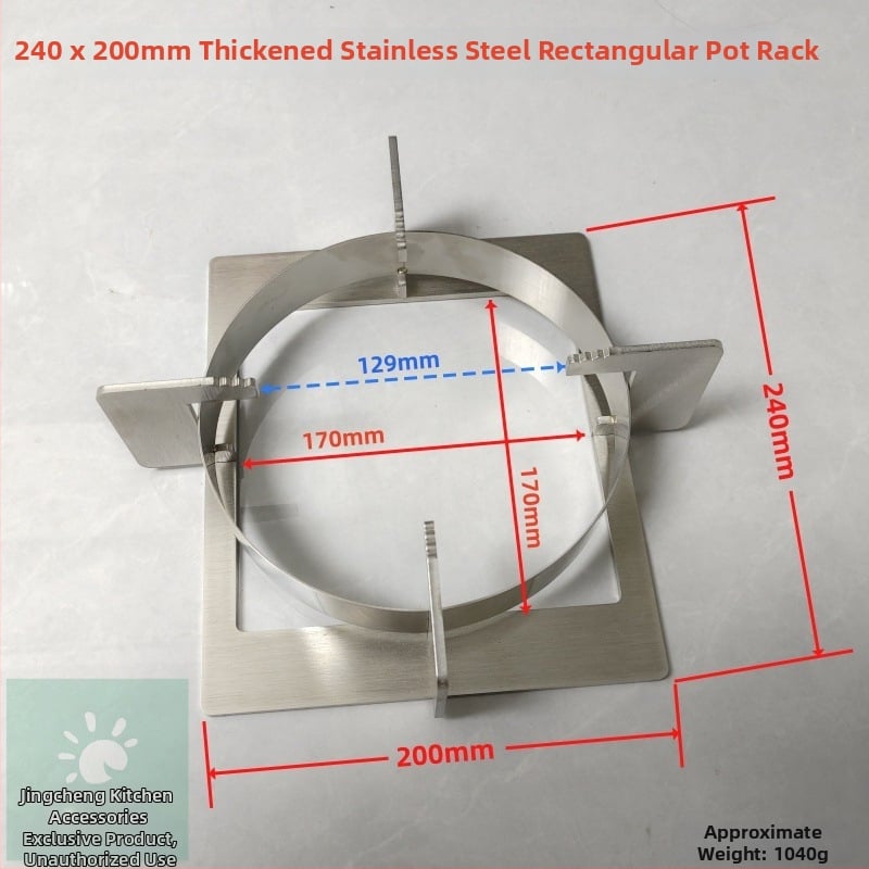 Държач за тенджери за газова печка - нехлъзгаща се поставка, аксесоар за държане на съдове, модел: Gas stove pot holder