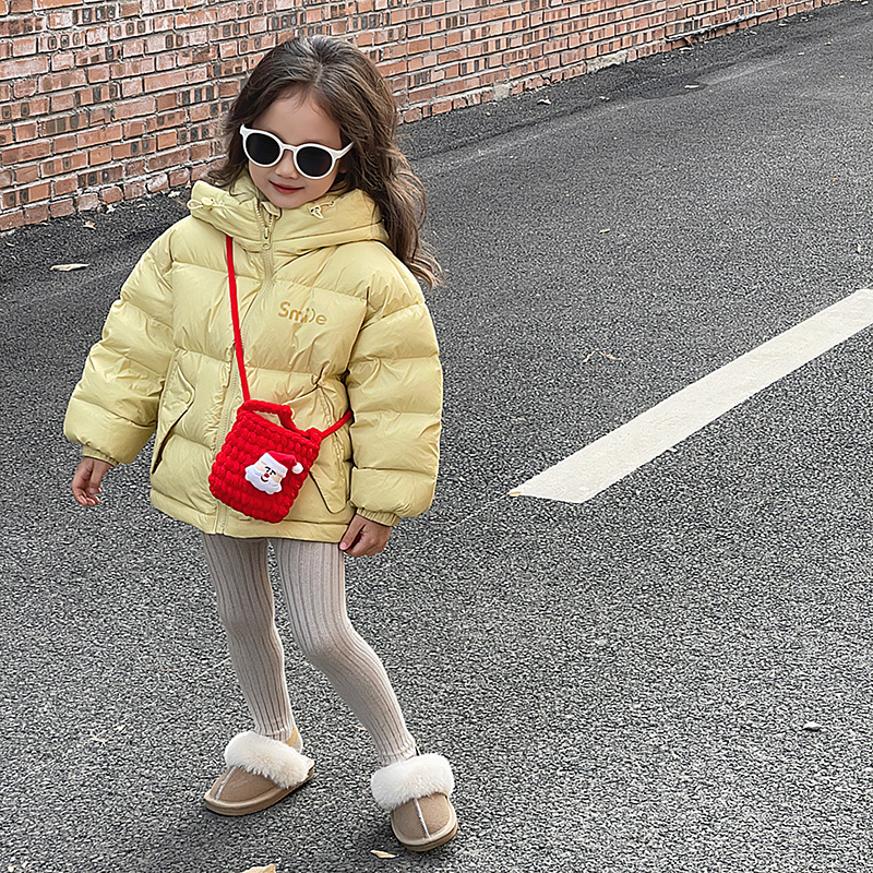 Dječja ručno pletena crossbody mini novčanik — vunena torbica s roztomilim anime uzorkom, za vrtić